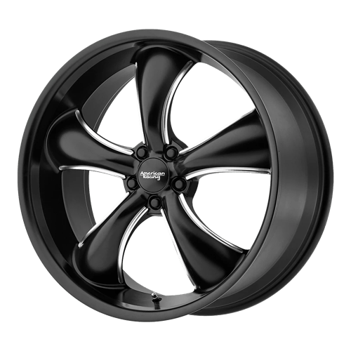 American Racing AR912 20X9.5 5X120 S-BLK MILLED 42MM