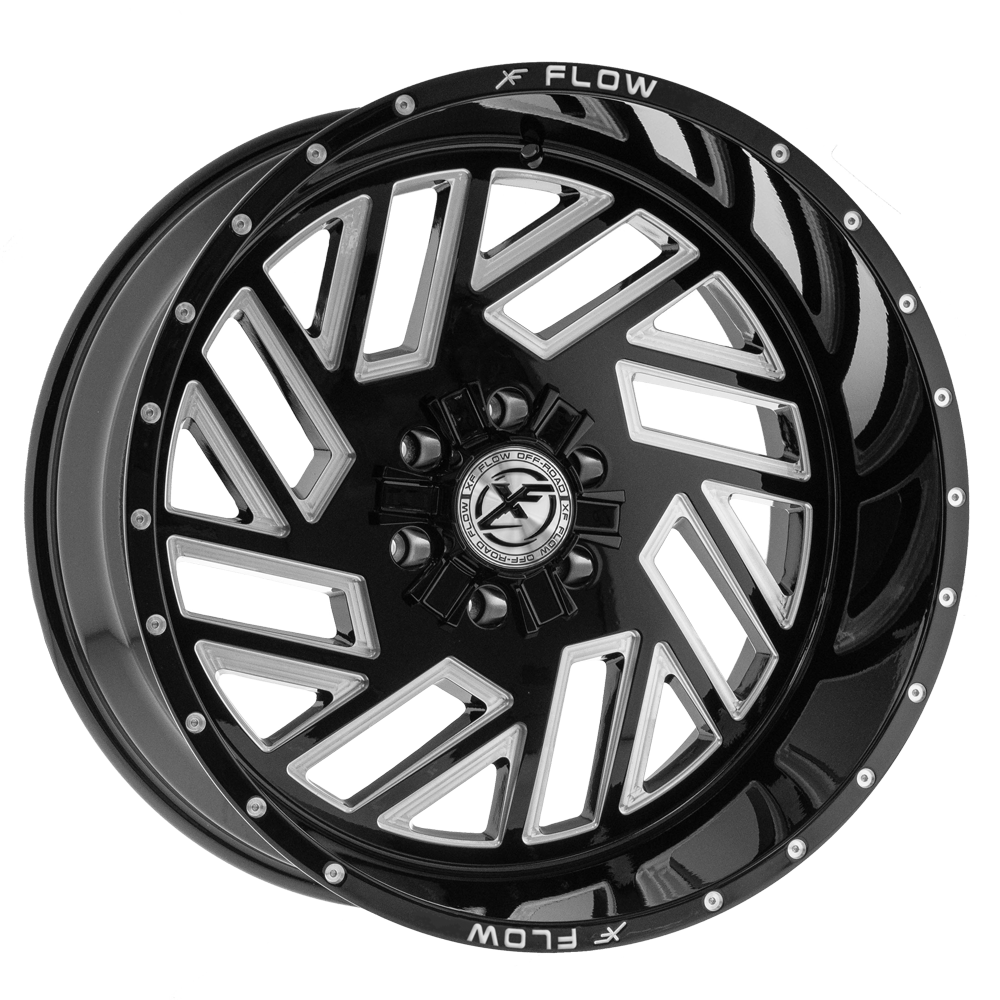 Xfx Flow Xfx-304 22X12 5X139.7 5X150 -44 Cb 110.3 Gloss Black & Milled