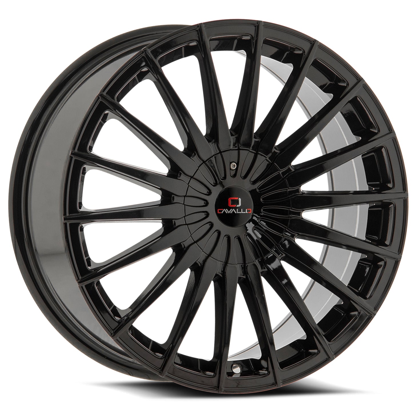 Cavallo Clv-34 18X8 5X112 5X114.3 +35 Cb 74.1 Gloss Black