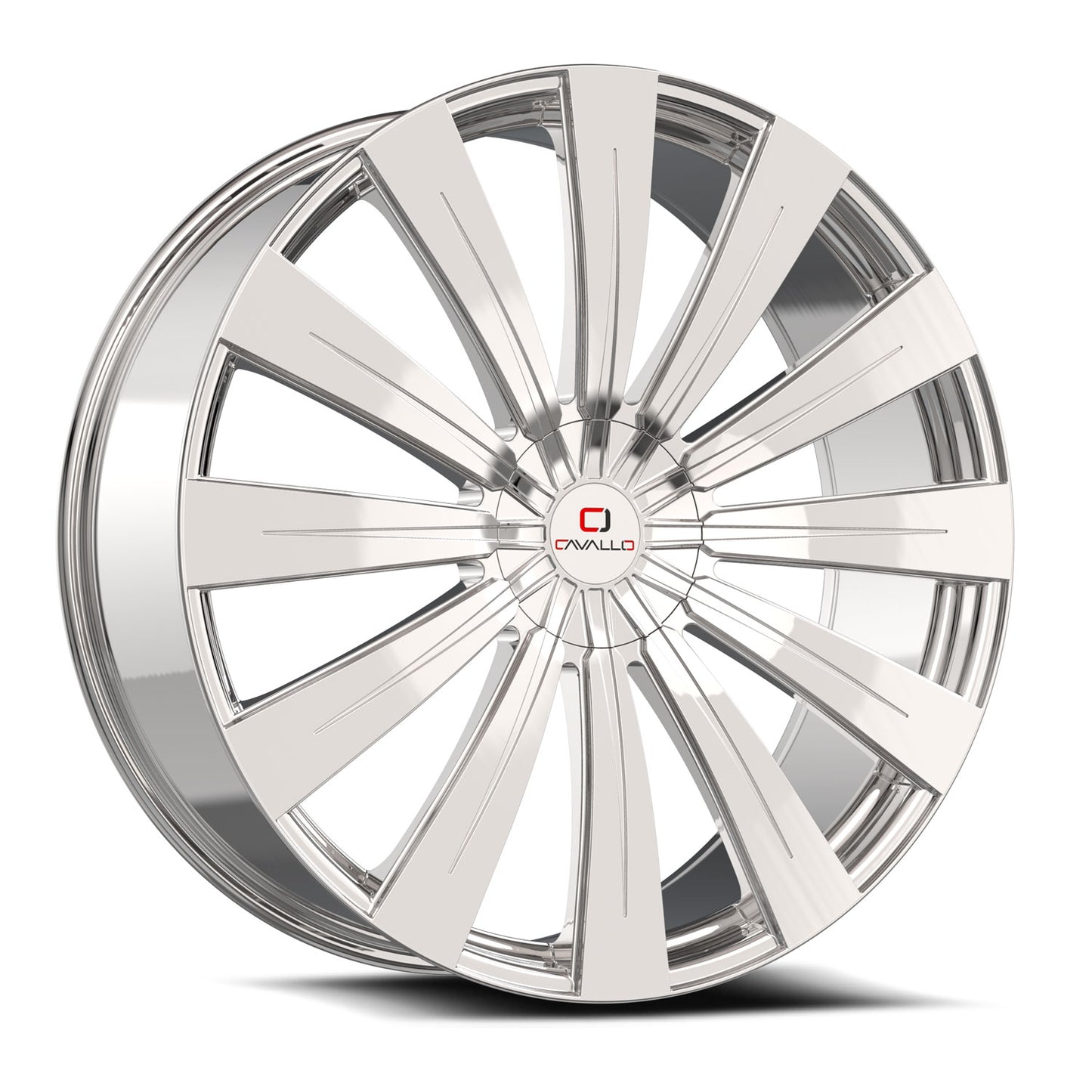 Cavallo CLV-49 22x8.5 5x112 5x114.3 +38 Cb 74.1 Nano Chrome