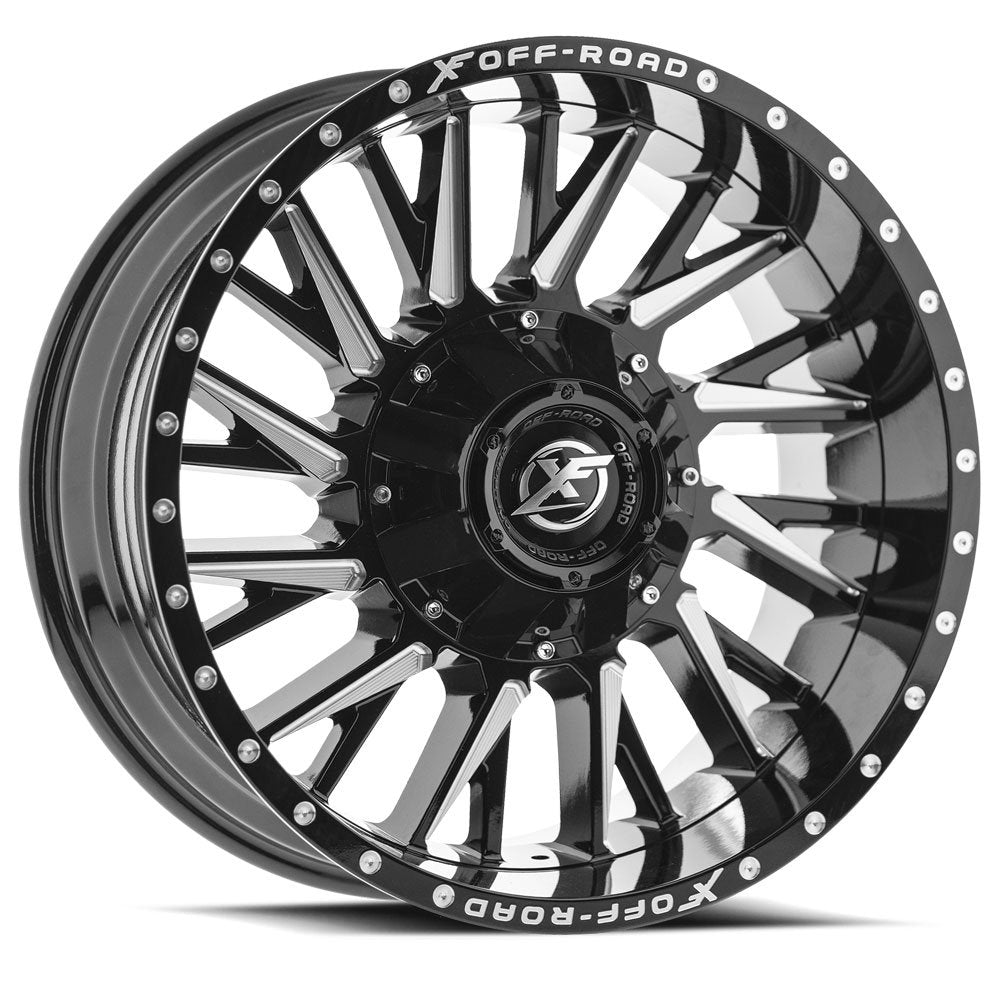 XF Off-Road XF-226 20x9 8x165.1 8x180 0 Cb 125.2 Gloss Black & Milled