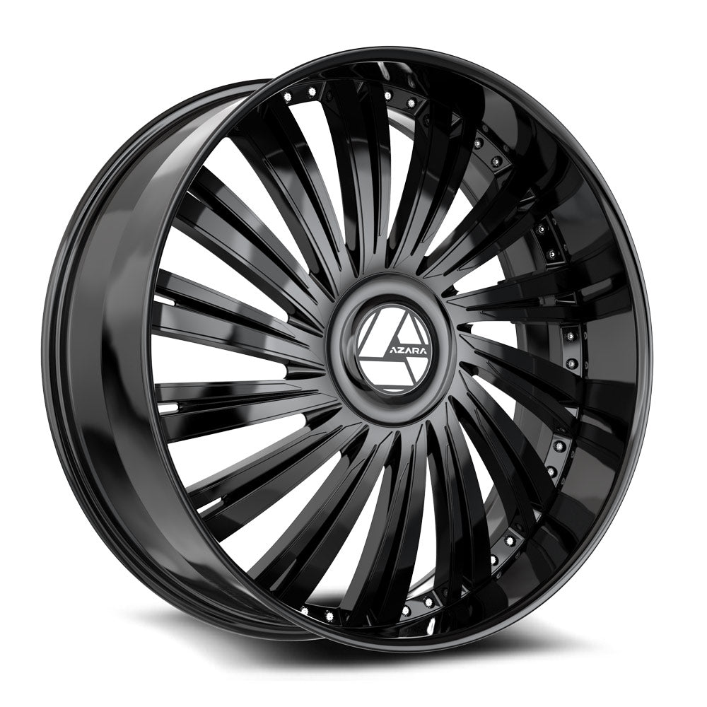 Azara AZX-102 22x9.5 6x135 6x139.7 +22 Cb 108 Gloss Black
