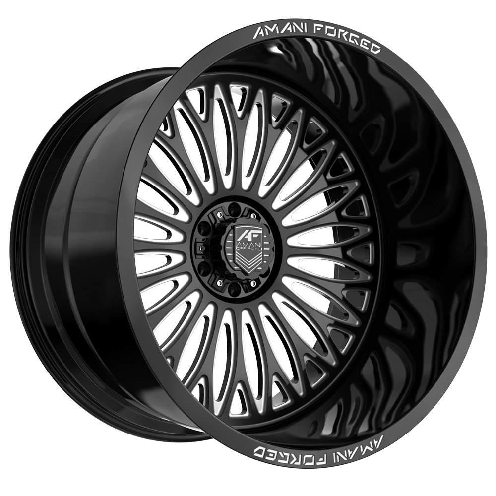 Amani NAPOLIANO 26x14 8x blank -76 Cb 125.2 Gloss Black & Milled
