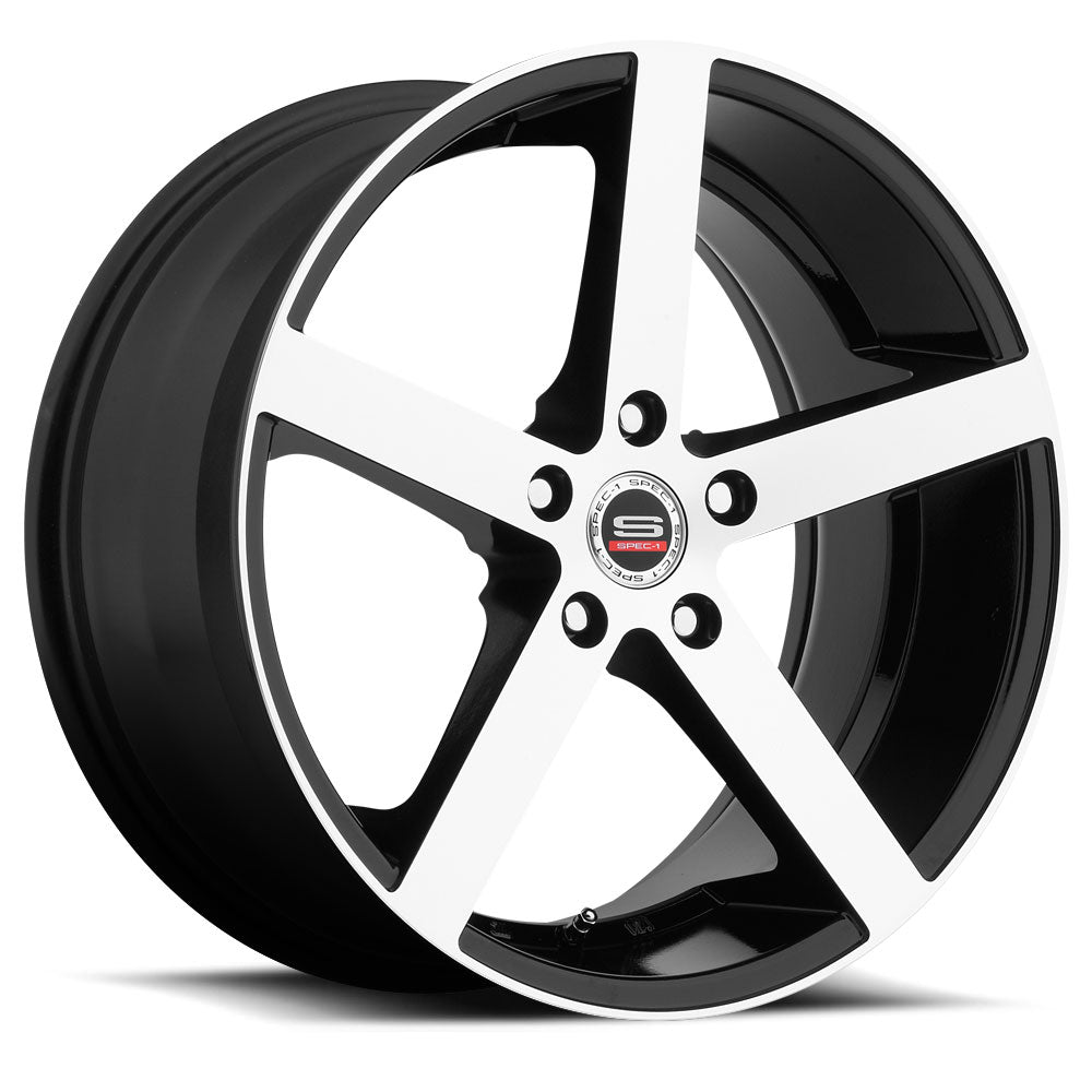 Spec-1 SP-10 19x10 5x114.3 +38 Cb 73.1 Gloss Black & Machined