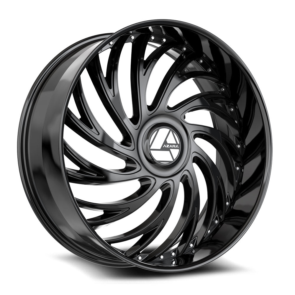 Azara AZX-101 18X8.0 5x112 5x114.3 +35 Cb 74.1 Gloss Black