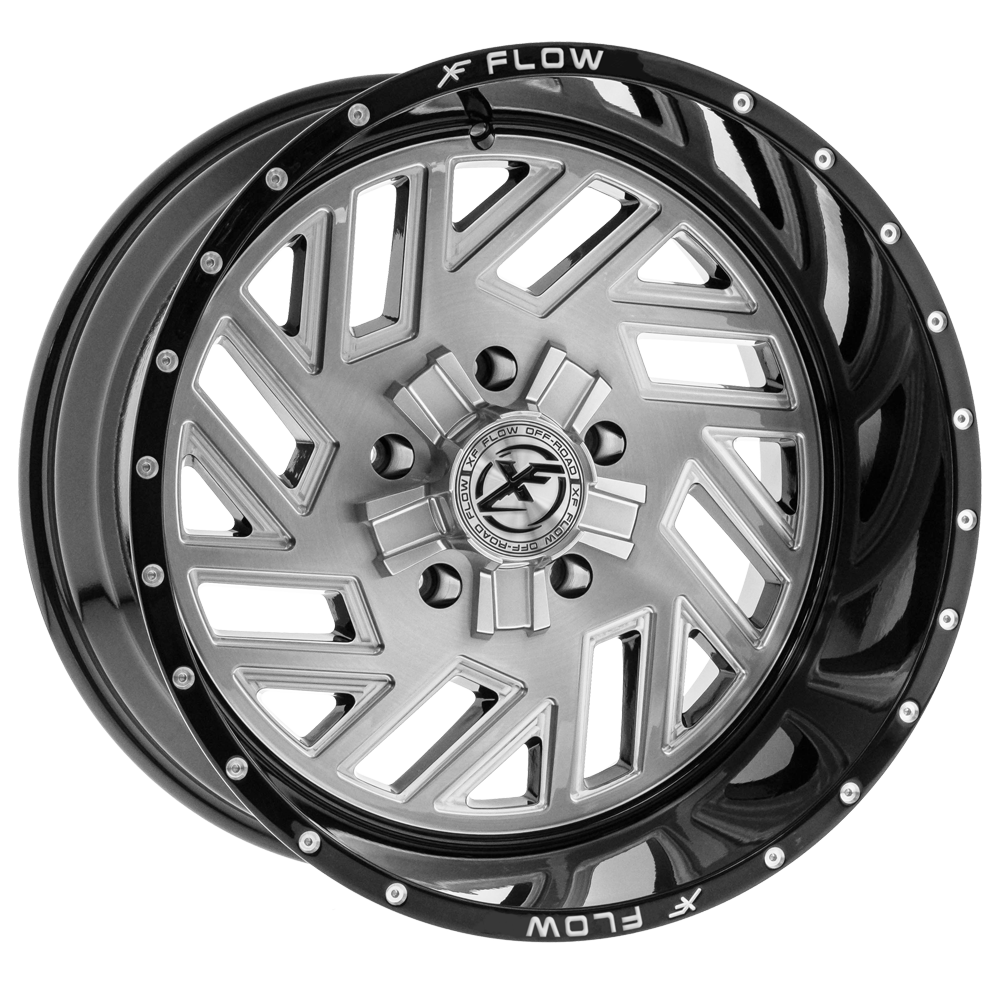 Xfx Flow Xfx-304 26X14 5X127 5X139.7 -76 Cb 78.1 Brushed & Milled With Black Lip