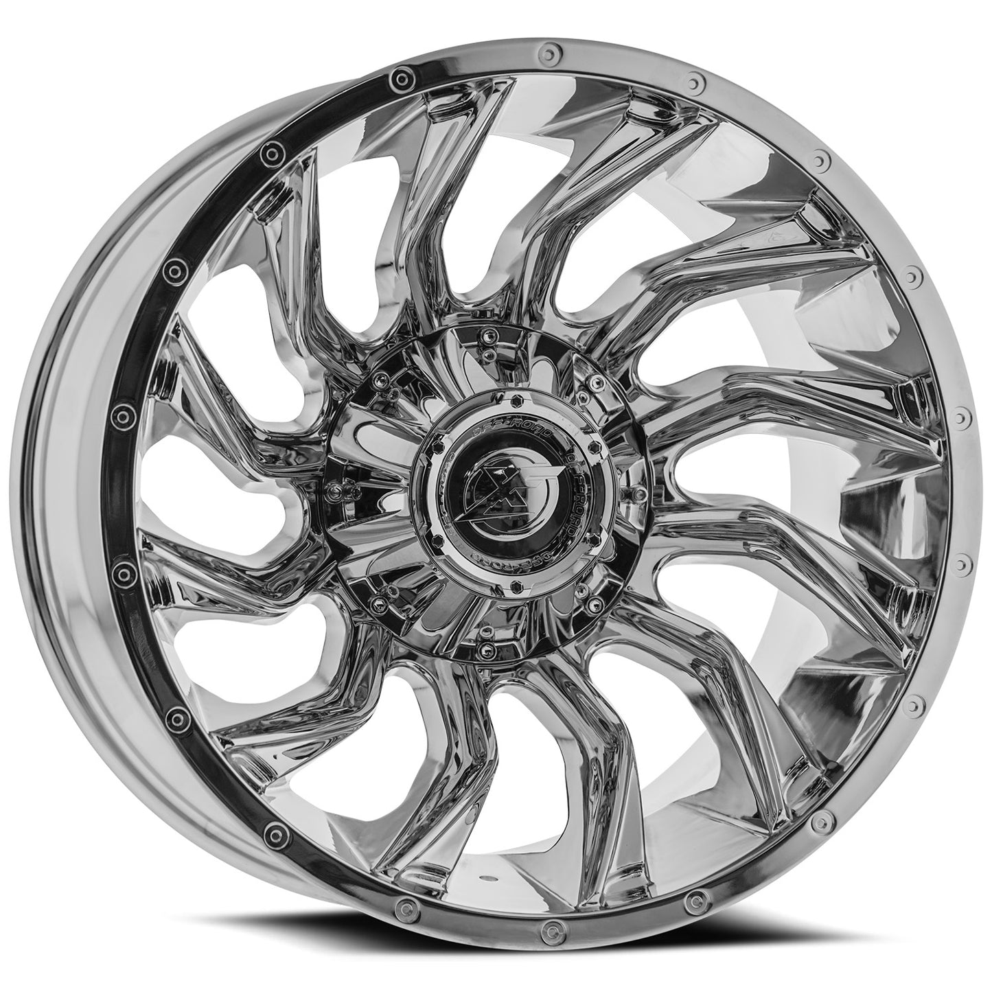 Xf Off-Road Xf-224 22X12 8X165.1 8X180 -44 Cb 125.2 Chrome
