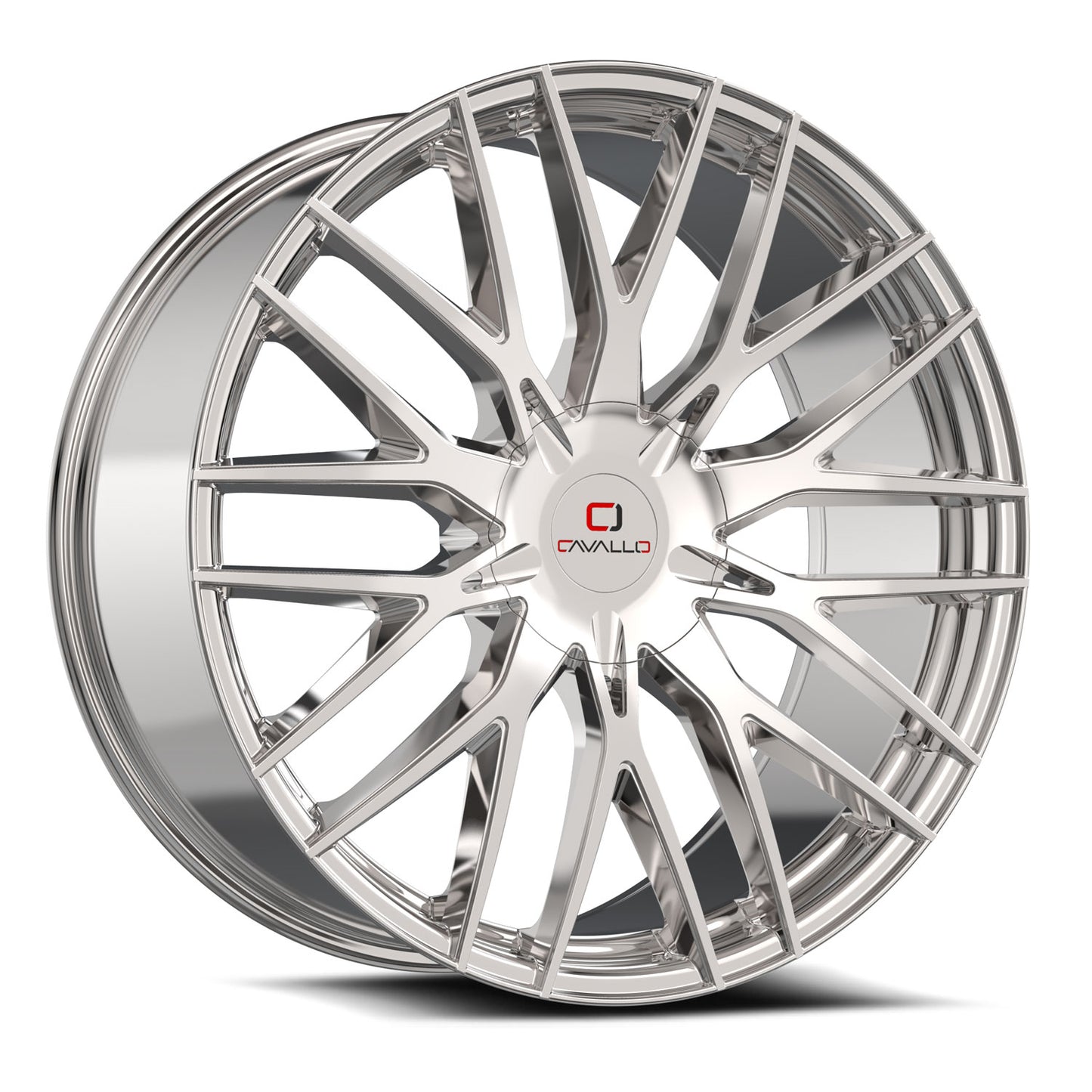 Cavallo CLV-45 20x8.5 5x108 5x114.3 +35 Cb 74.1 Nano Chrome