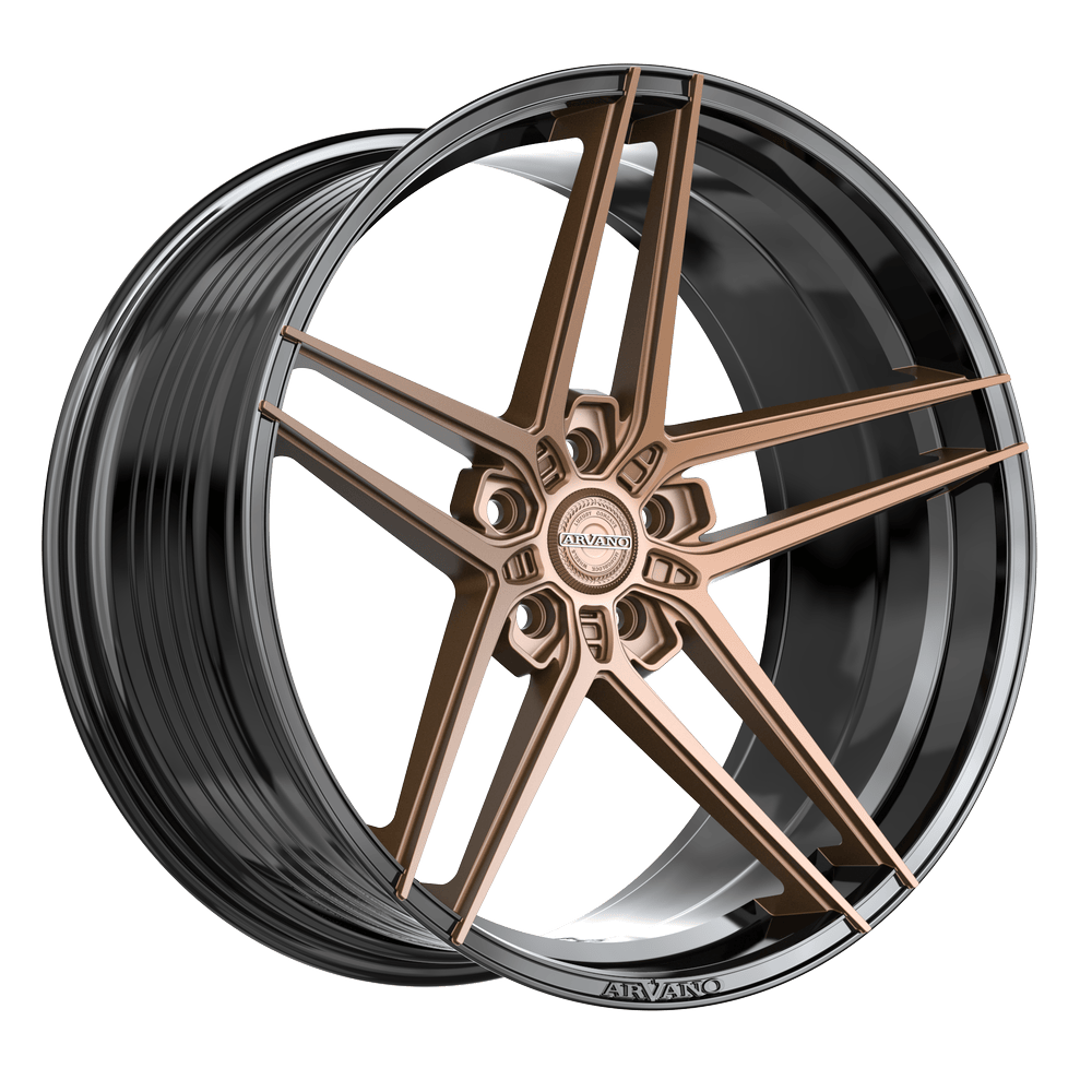 Arvano AV-52 Arezzo 20x10 5x Blank +42 Cb 66.56 Matte Bronze & Gloss Black