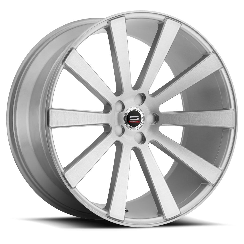 Spec-1 SPL-002 20x10.5 5x114.3 +42 Cb 73.1 Silver & Brushed