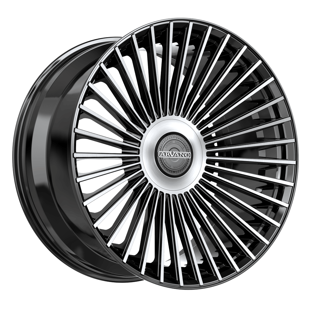 Arvano AXL-2 Santorini 20x9 5x Blank +18 Cb 73.1 Gloss Black & Brushed