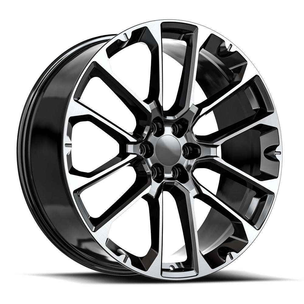 OE. Revolution G-40 22X9 6X139.7 +31 Cb 78.1 Gloss Black & Machined