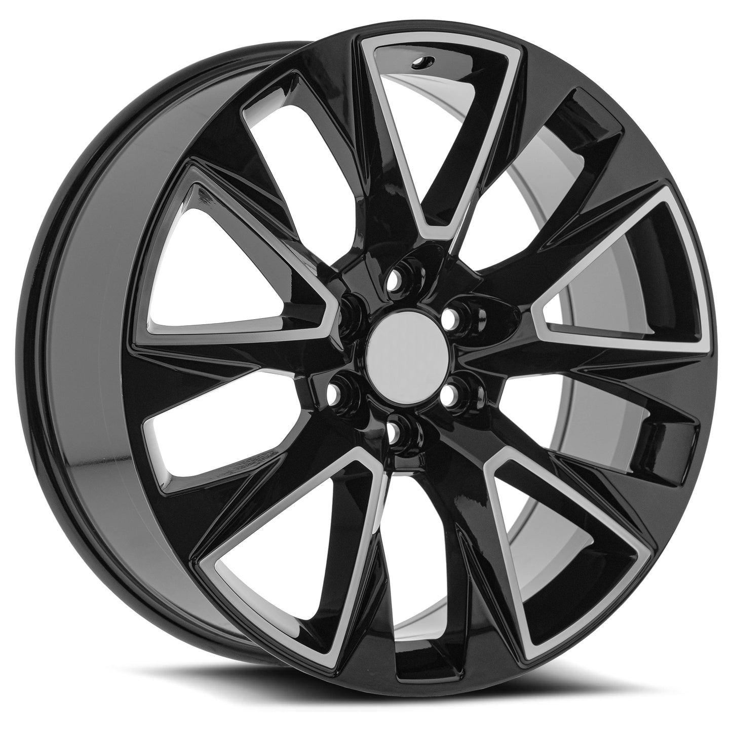 O.E. Revolution C-14 26X10 6X139.7 +31 Cb 78.1 Gloss Black & Machined