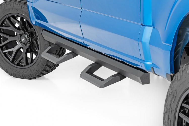 SR2 ADJUSTABLE ALUMINUM STEPS CREW CAB | FORD F-150/F-150 LIGHTNING/SUPER DUTY (15-23)