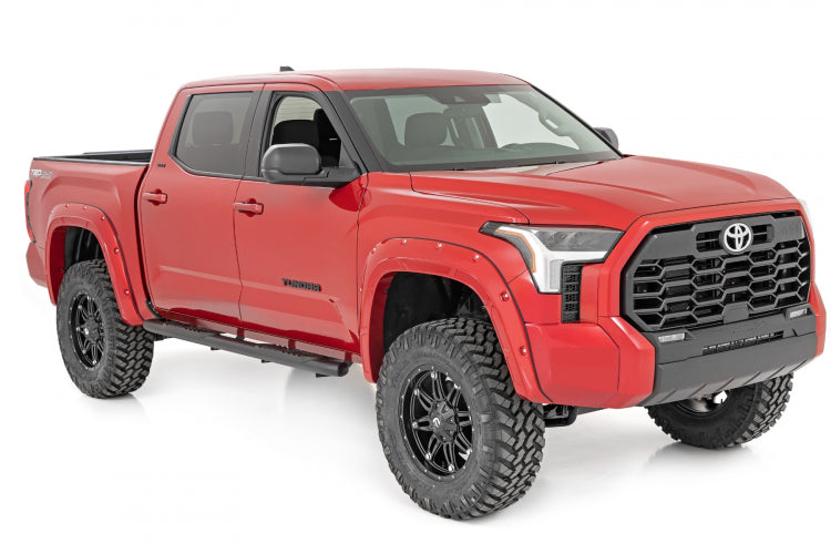 OVAL NERF STEPS CREW CAB | BLACK | TOYOTA TUNDRA 2WD/4WD (22-23)