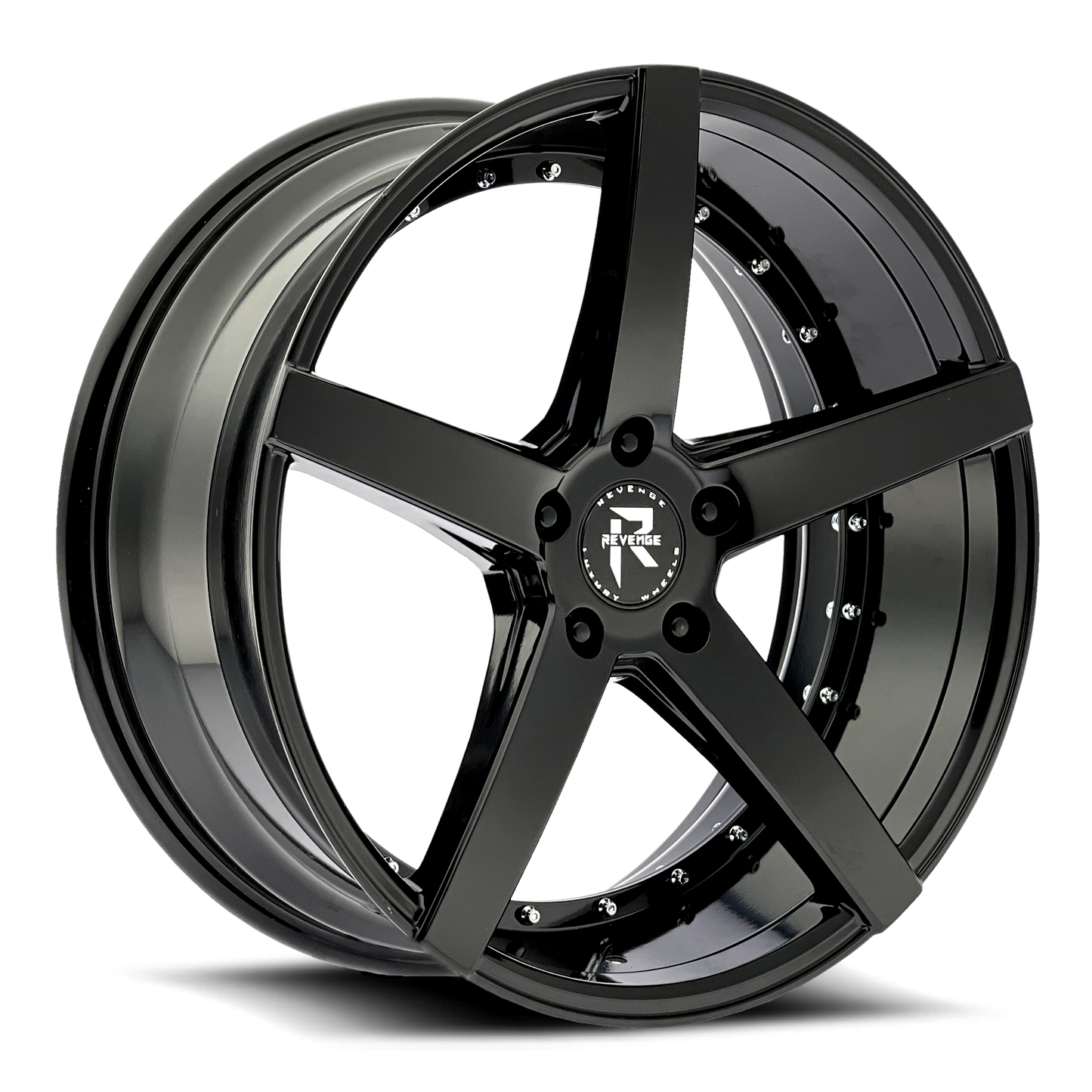 20" Revenge Luxury Wheels RL-103 Gloss Black 20X8.5 35ET