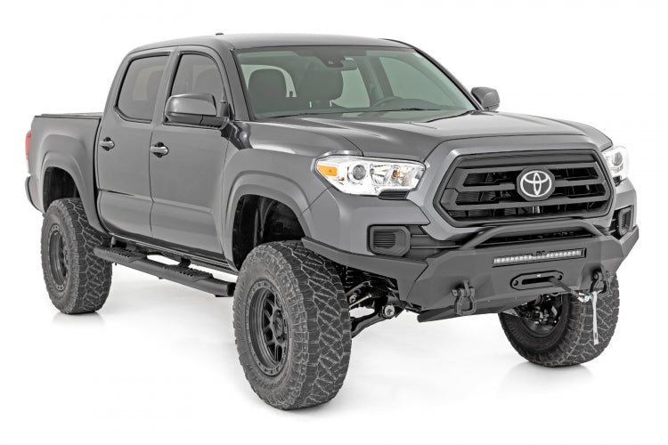 OVAL NERF STEP DOUBLE CAB | BLACK | TOYOTA TACOMA 2WD/4WD (05-23)