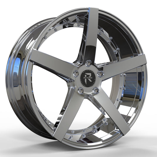 20" Revenge Luxury Wheels RL-103 Chrome 20X8.5 35ET