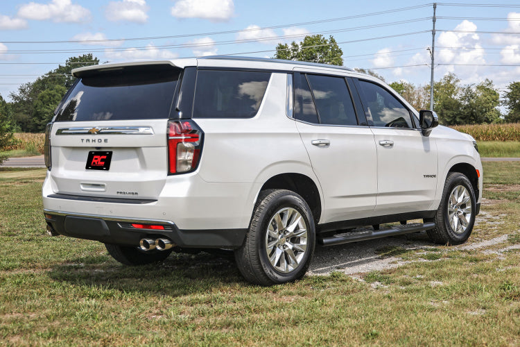 OVAL NERF STEP CREW CAB | BLACK | CHEVY/GMC TAHOE/YUKON (21-23)