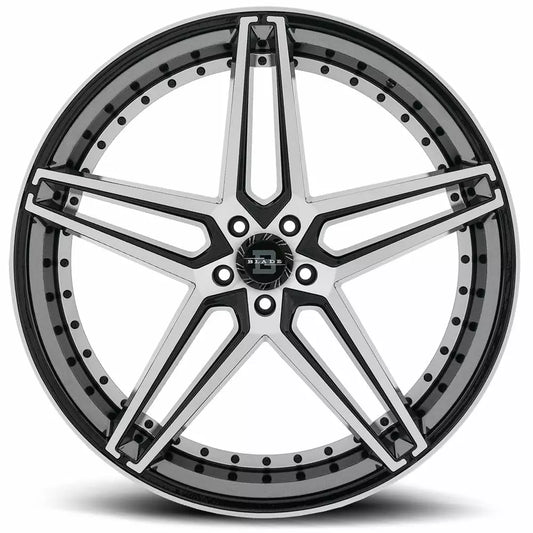 BLADE WHEELS BRVT-451-5S “BENDETTA 5” GLOSS BLACK MACHINED