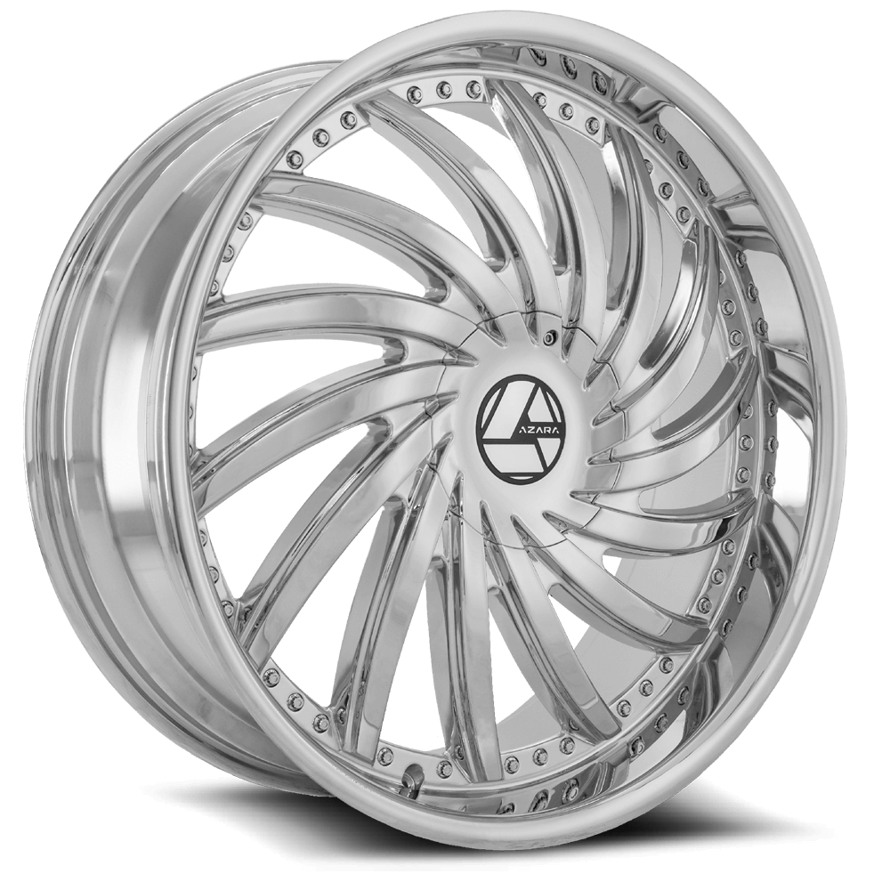 26×9.5 AZARA WHEELS AZA-508 CHROME