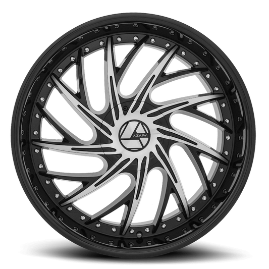 AZARA WHEELS AZA-516 GLOSS BLACK MACHINED