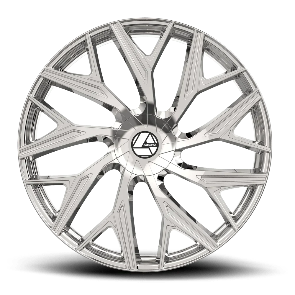 26×9.5 AZARA WHEELS AZA-527 CHROME