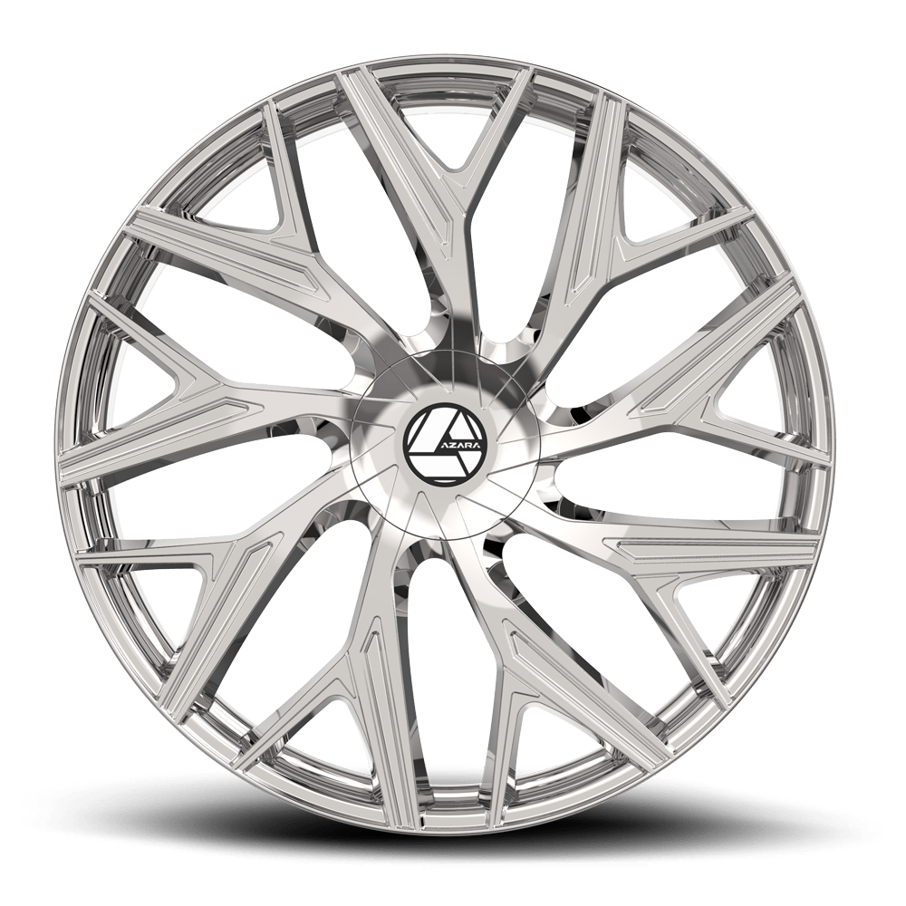 26×9.5 AZARA WHEELS AZA-527 CHROME