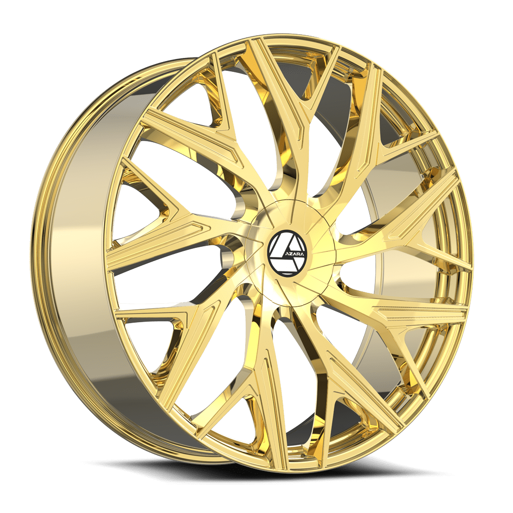 20×8.5 AZARA WHEELS AZA-527 GOLD