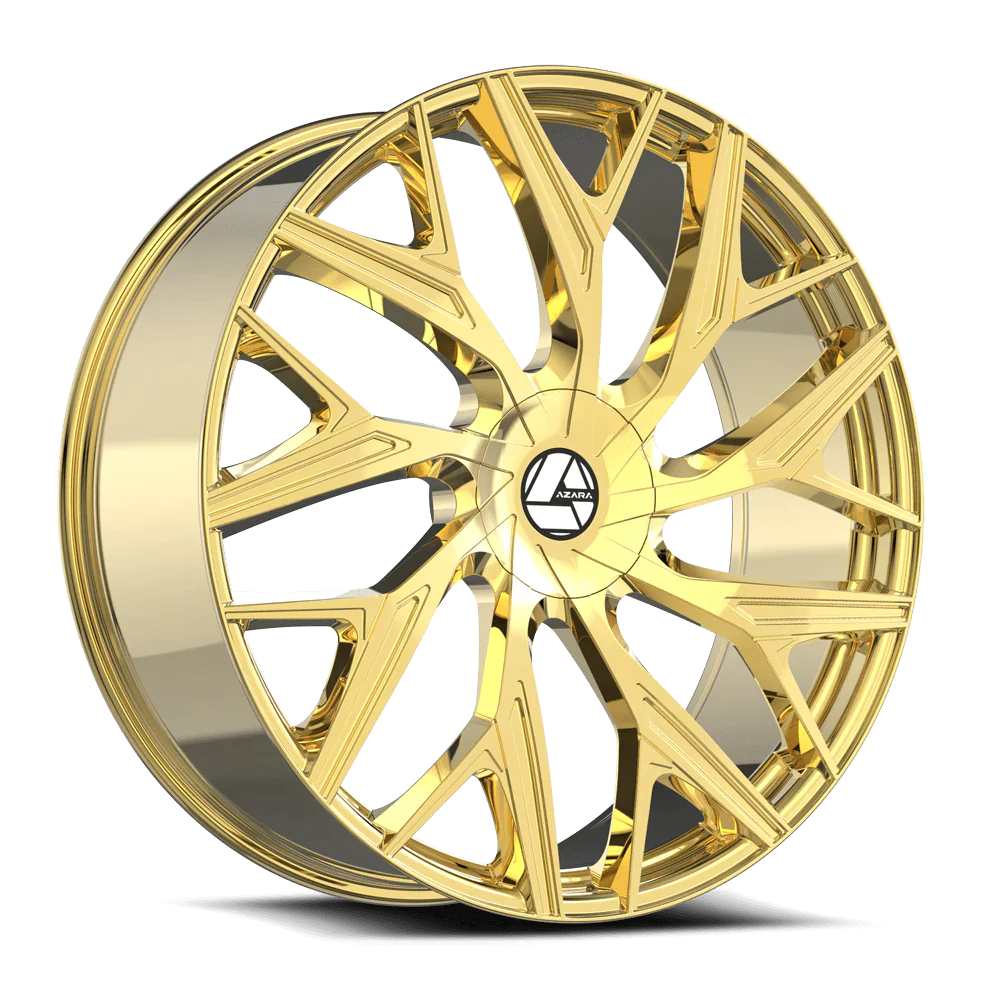 20×8.5 AZARA WHEELS AZA-527 GOLD