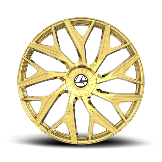 22×9.5 AZARA WHEELS AZA-527 GOLD