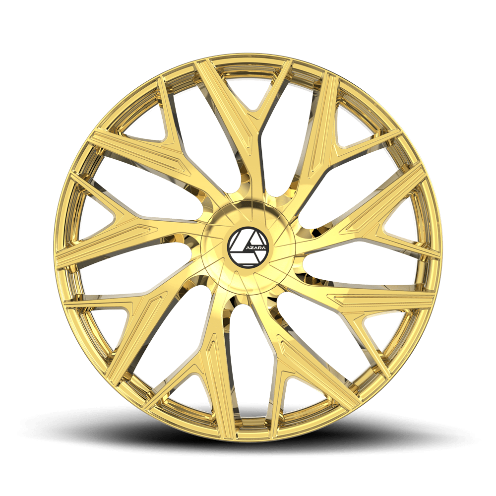 20×8.5 AZARA WHEELS AZA-527 GOLD