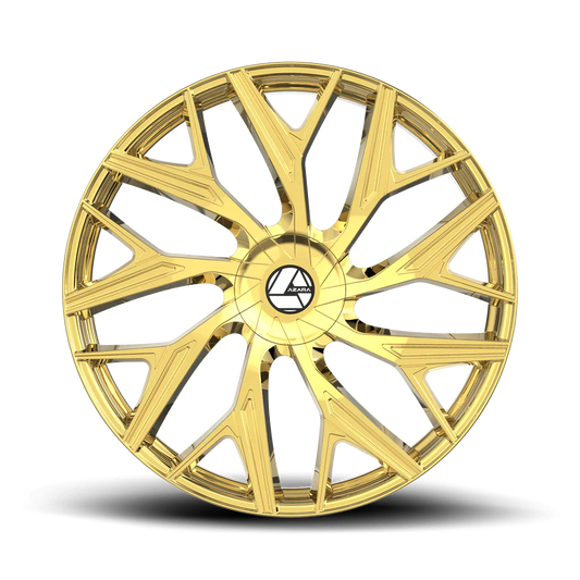 22×8.5 AZARA WHEELS AZA-527 GOLD