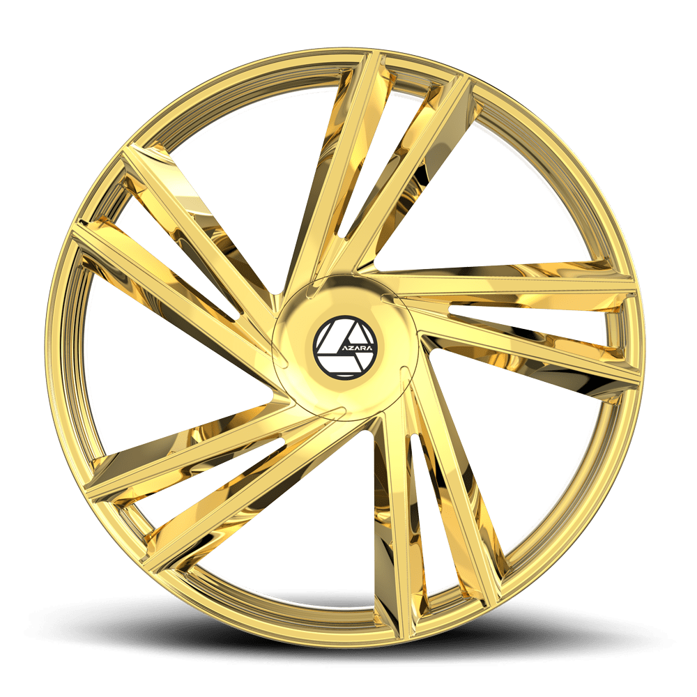 18×8 AZARA WHEELS AZA-529 GOLD