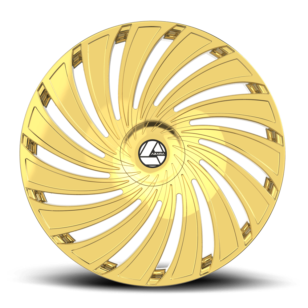 28×9.5 AZARA WHEELS AZA-533 GOLD