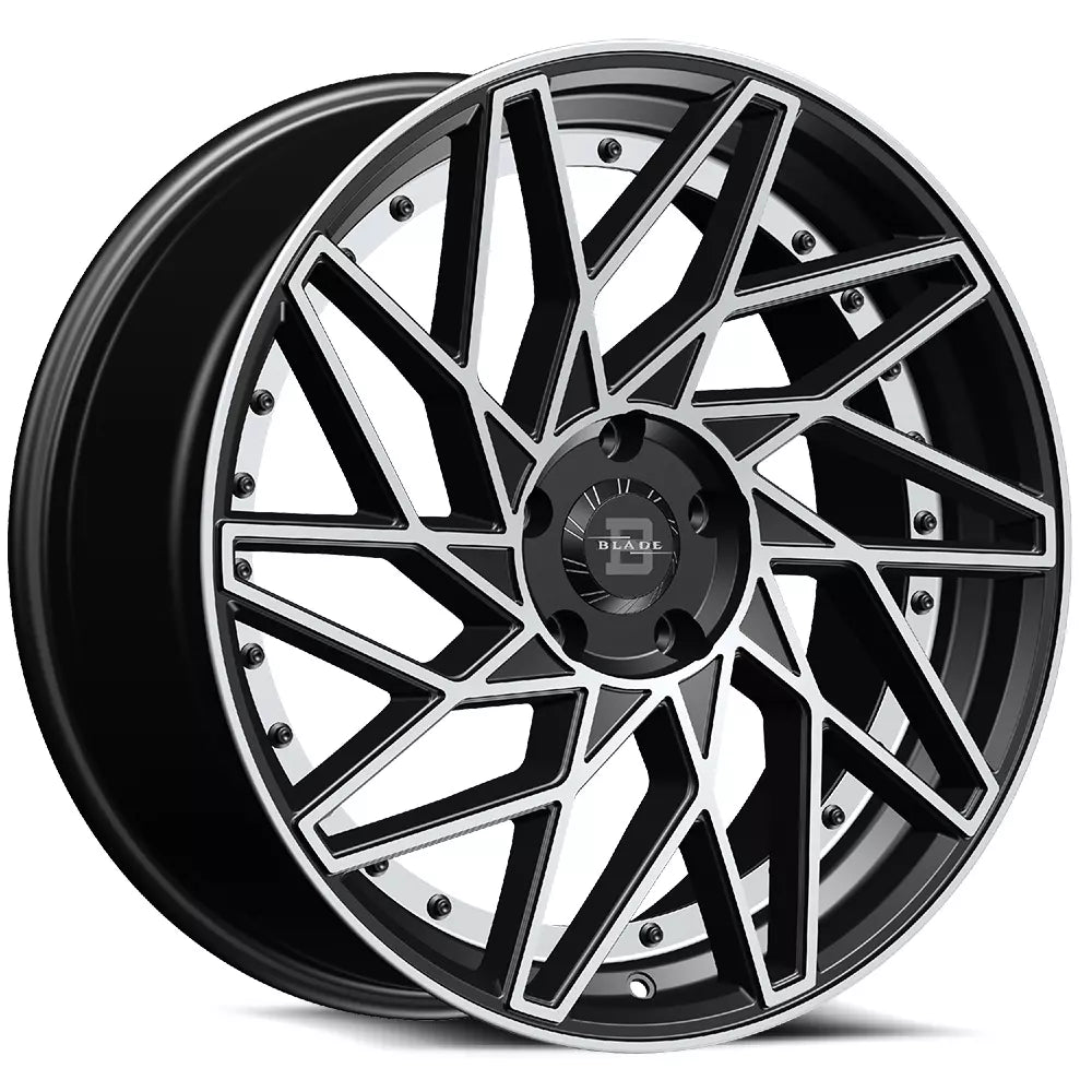 BLADE WHEELS BRVT-455 “VENZO” GLOSS BLACK MACHINED