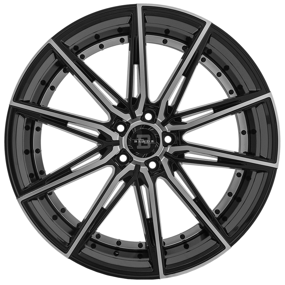 BLADE WHEELS BRVT-459 “BARRETT” GLOSS BLACK MACHINED