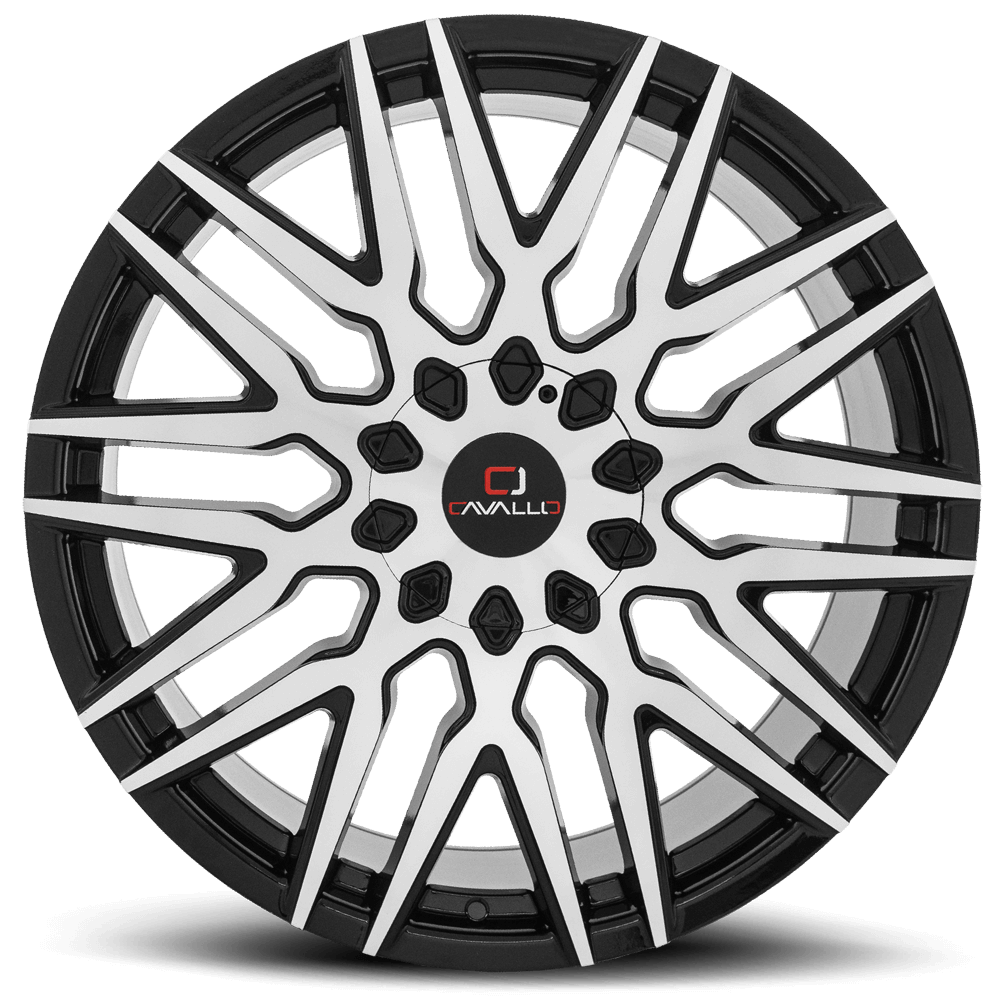 CAVALLO WHEELS CLV-24 GLOSS BLACK MACHINED