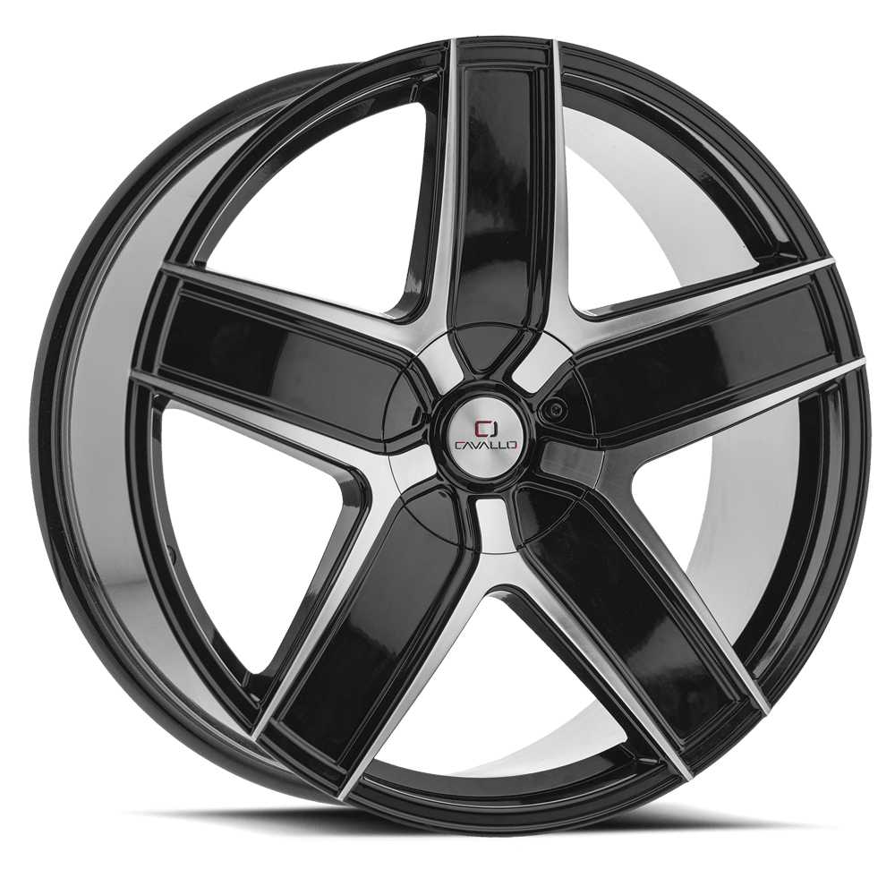 CAVALLO WHEELS CLV-31 GLOSS BLACK MACHINED