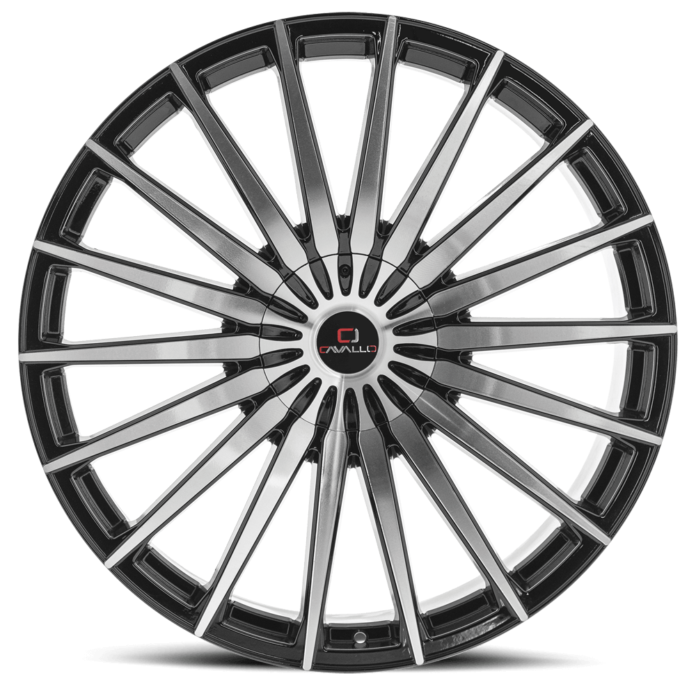 CAVALLO WHEELS CLV-34 GLOSS BLACK MACHINED