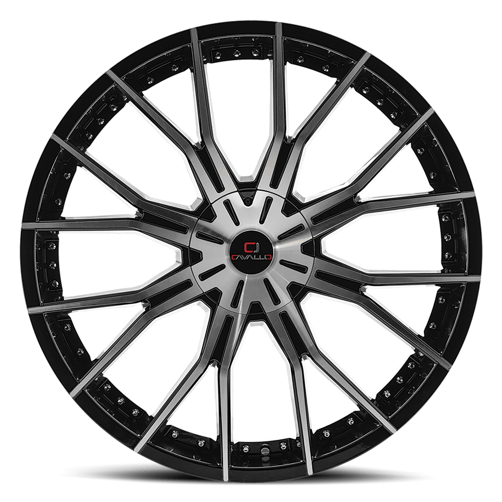 CAVALLO WHEELS CLV-36 GLOSS BLACK MACHINED