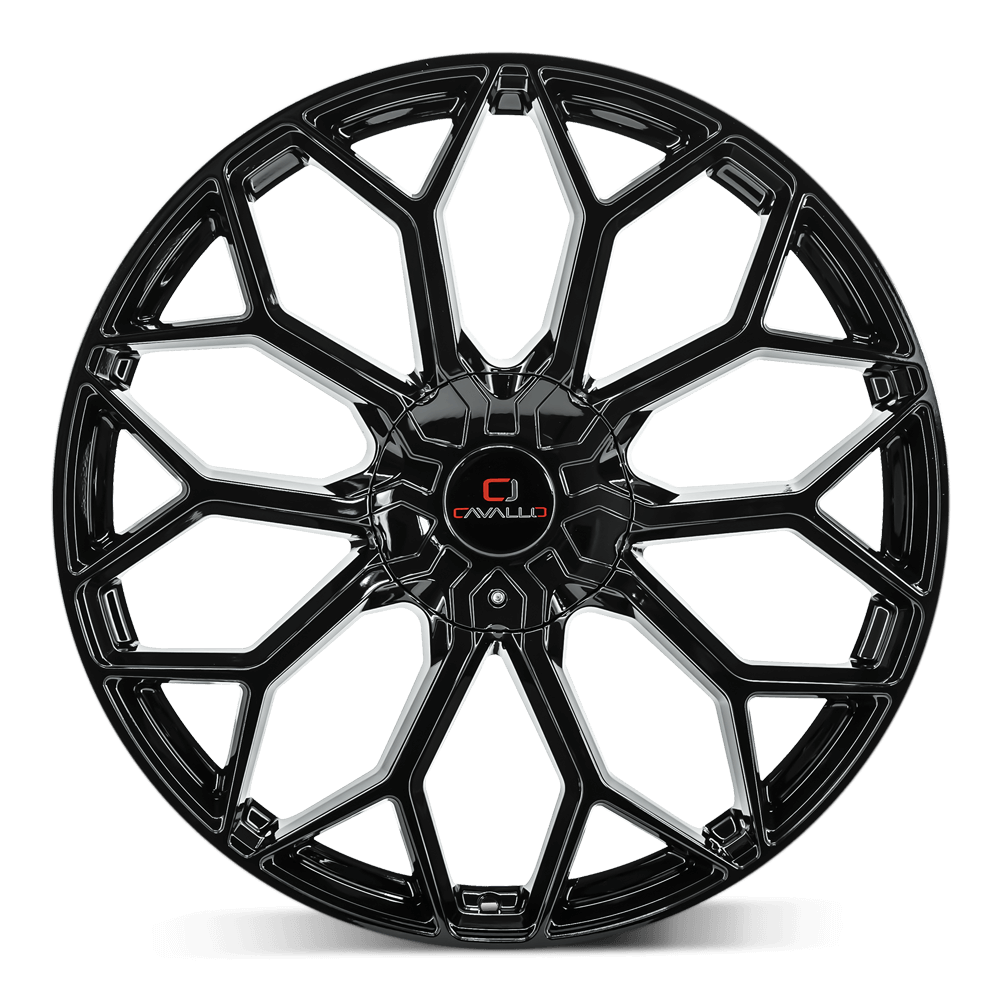 24×9 CAVALLO WHEELS CLV-44 GLOSS BLACK