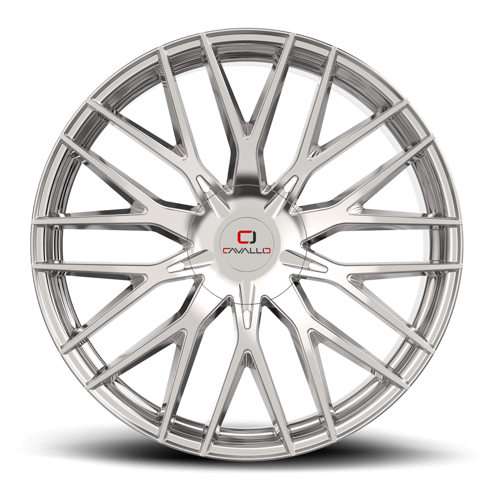 18×8.0 CAVALLO WHEELS CLV-45 CHROME
