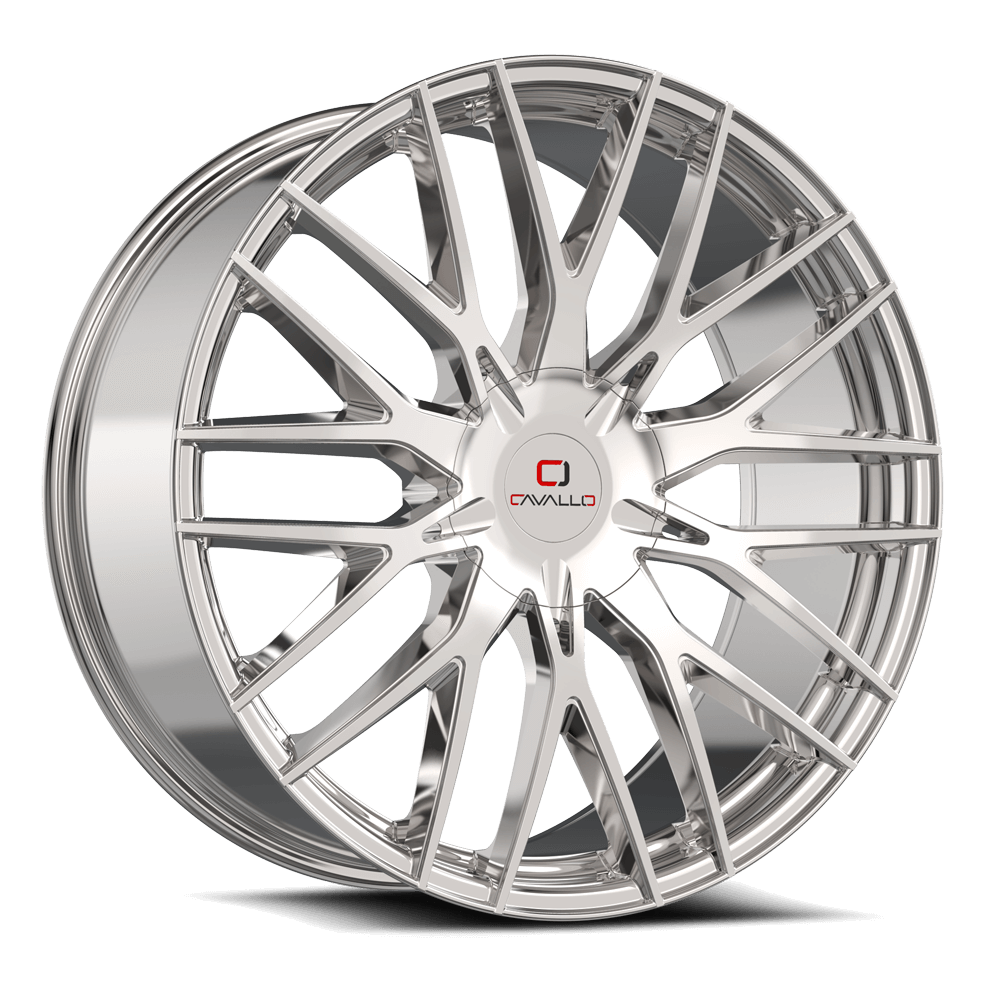18×8.0 CAVALLO WHEELS CLV-45 CHROME