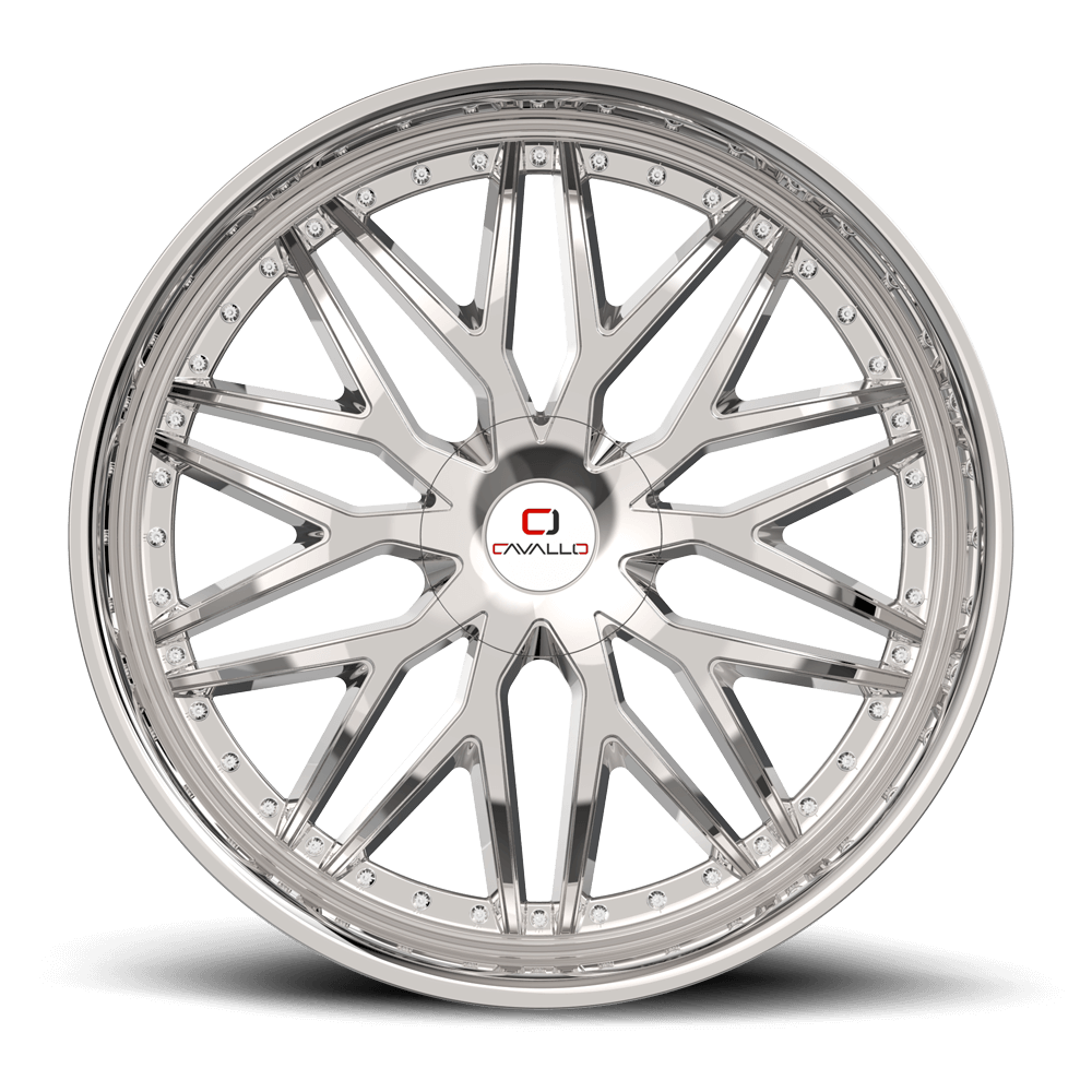 18"  CAVALLO WHEELS CLV-46 CHROME