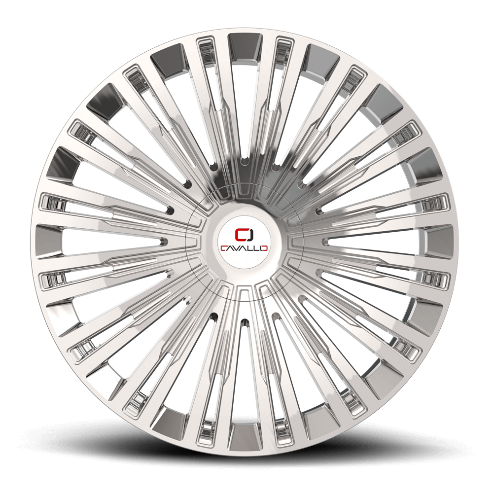 20×8.5 CAVALLO WHEELS CLV-48 CHROME