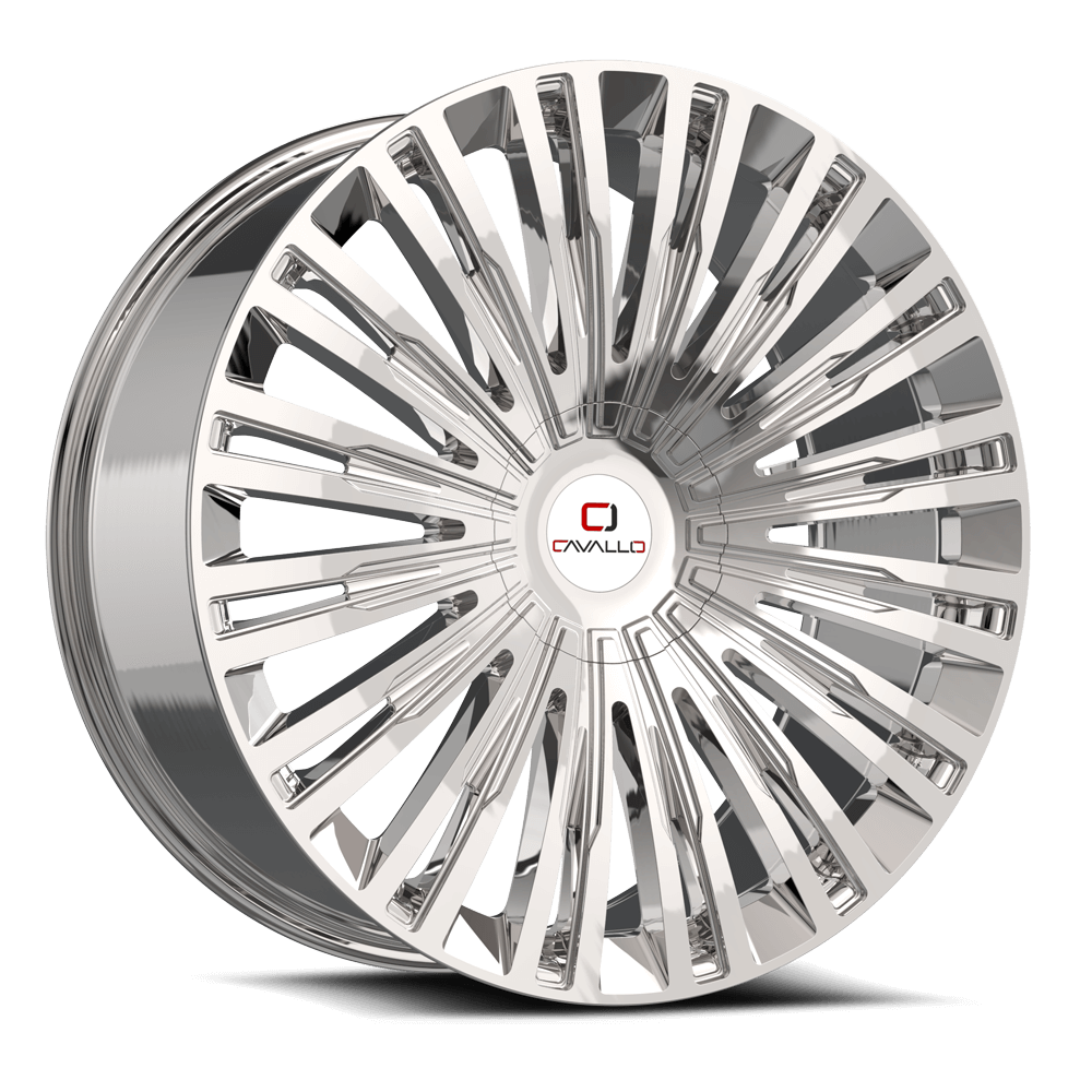 20×8.5 CAVALLO WHEELS CLV-48 CHROME