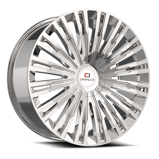 22" CAVALLO WHEELS CLV-48 CHROME