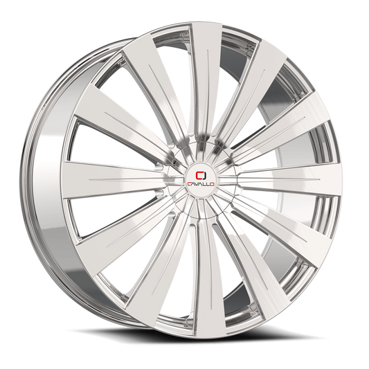 22" CAVALLO WHEELS CLV-49 CHROME