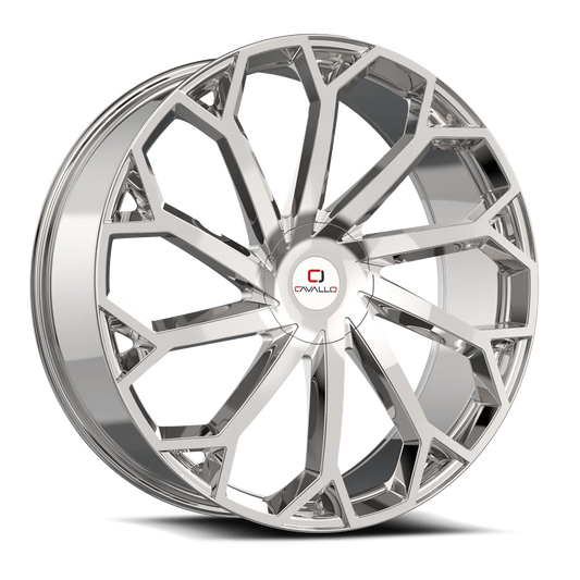 24" CAVALLO WHEELS CLV-51 CHROME
